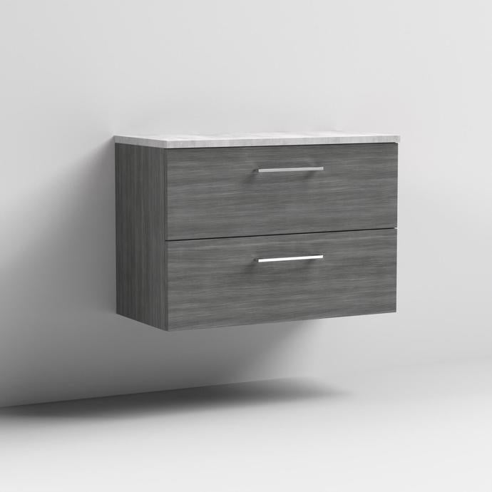 Arno 600/800mm 2 Drawer Wall Hung Worktop