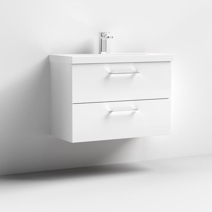 Arno 600/800mm 2 Drawer Wall Hung Basin Cabinet