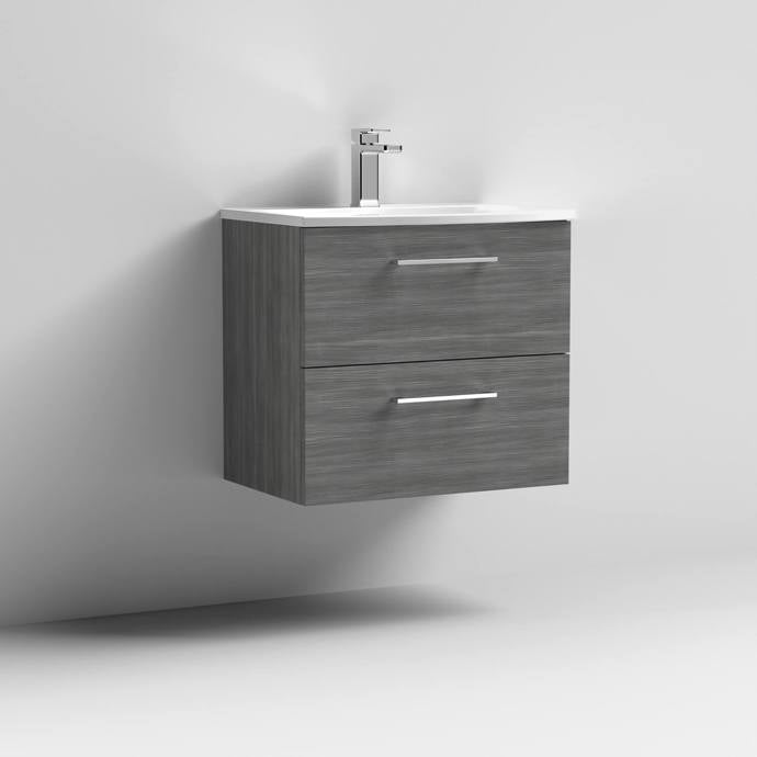 Arno 600/800mm 2 Drawer Wall Hung Basin Cabinet