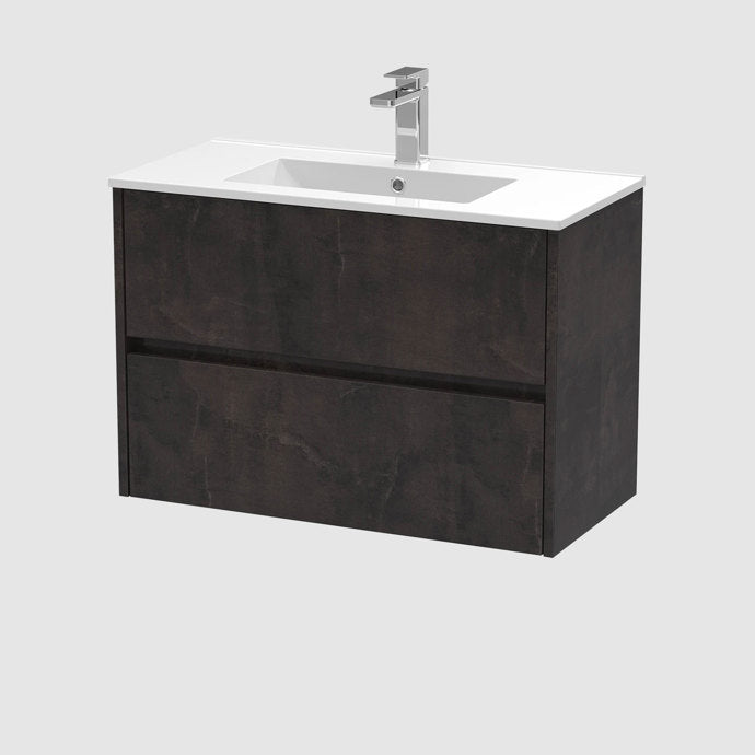 Havana 500/600/800mm 2 Drawer Wall Hung Basin Cabinet