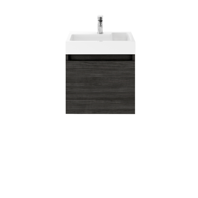 Merit Slimline 500mm Wall Hung Vanity and Basin