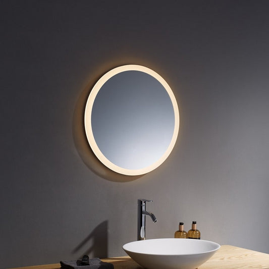 Burleigh Rounded Led Mirror Halo Touch Sensor Anti-Fog Demister 3 Tone Ambient Lighting 600 x 600mm 800 x 800mm