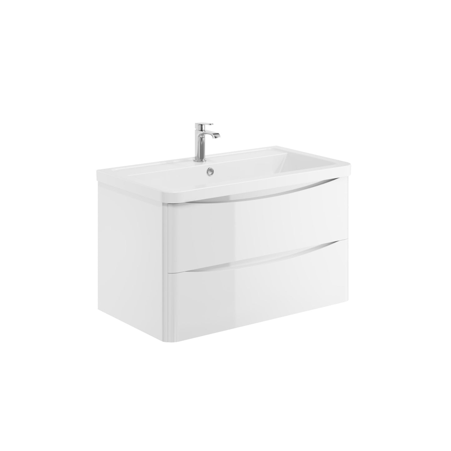 Scudo Bella 500/600/800m Wall Hung Cabinet & Basin