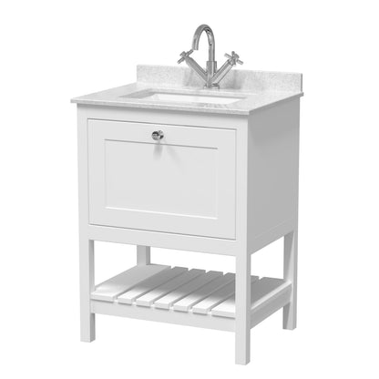 Hudson Reed Old London Bexley 500/600/800mm 1 Drawer Floor Standing Vanity Unit & Basin