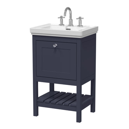 Hudson Reed Old London Bexley 500/600/800mm 1 Drawer Floor Standing Vanity Unit & Basin