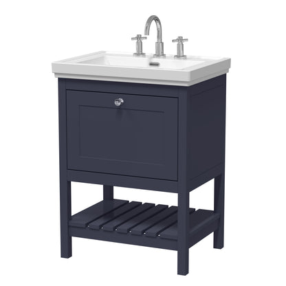 Hudson Reed Old London Bexley 500/600/800mm 1 Drawer Floor Standing Vanity Unit & Basin