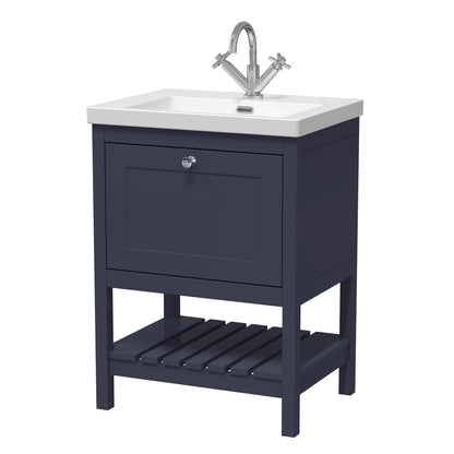 Hudson Reed Old London Bexley 500/600/800mm 1 Drawer Floor Standing Vanity Unit & Basin