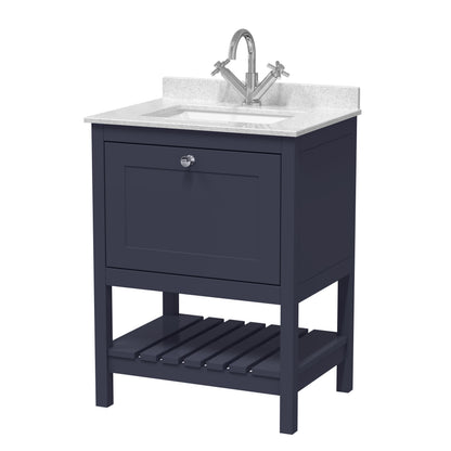 Hudson Reed Old London Bexley 500/600/800mm 1 Drawer Floor Standing Vanity Unit & Basin