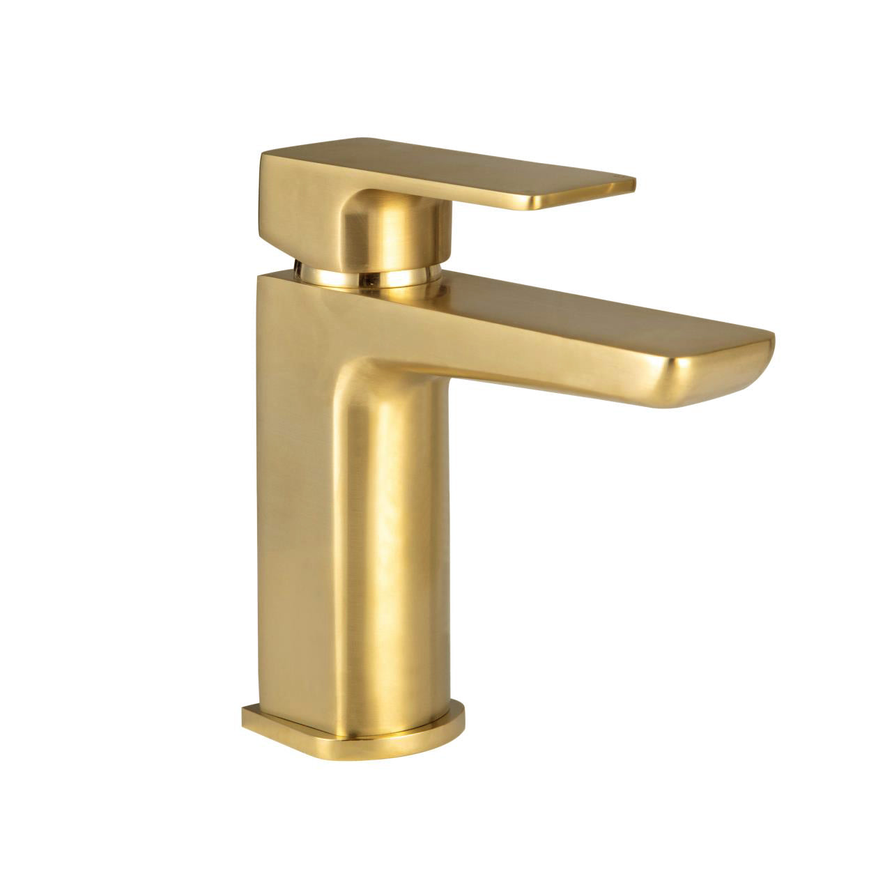 Scudo Muro Brushed Brass Taps