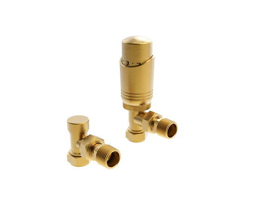 K-Design Angled Twin Brushed Brass