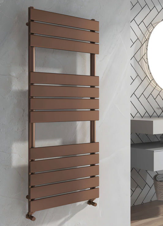 Alan T. Carr Petra Brushed Bronze Radiator 500 x 1200mm