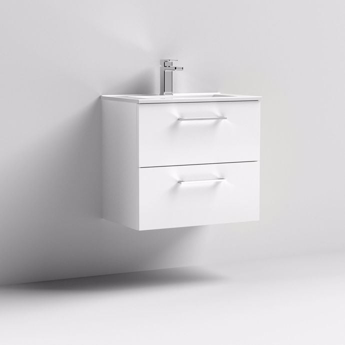 Arno 600/800mm 2 Drawer Wall Hung Basin Cabinet