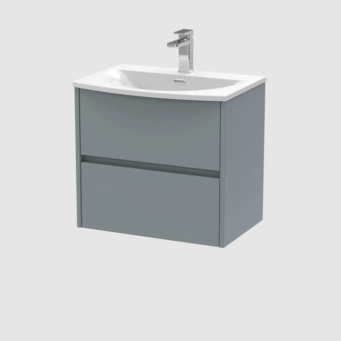 Havana 500/600/800mm 2 Drawer Wall Hung Basin Cabinet