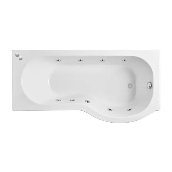 Whirlpool P - Shape Shower Bath