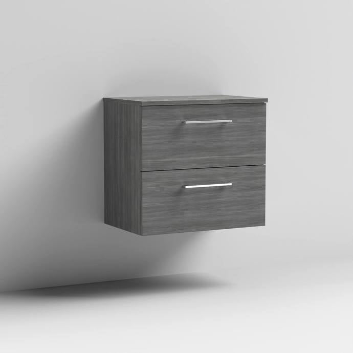 Arno 600/800mm 2 Drawer Wall Hung Worktop