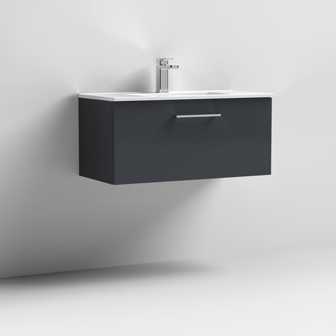 Arno 600/800mm 1 Drawer Wall Hung Basin Cabinet