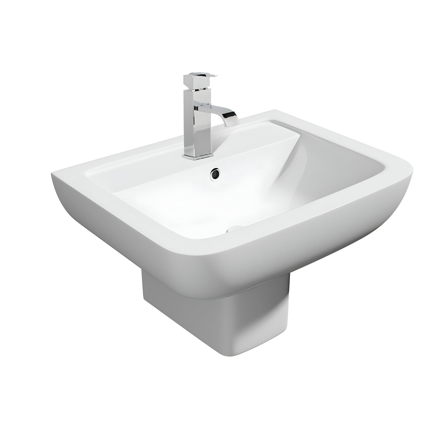 K Vit Options 600 Basin & Semi Pedestal