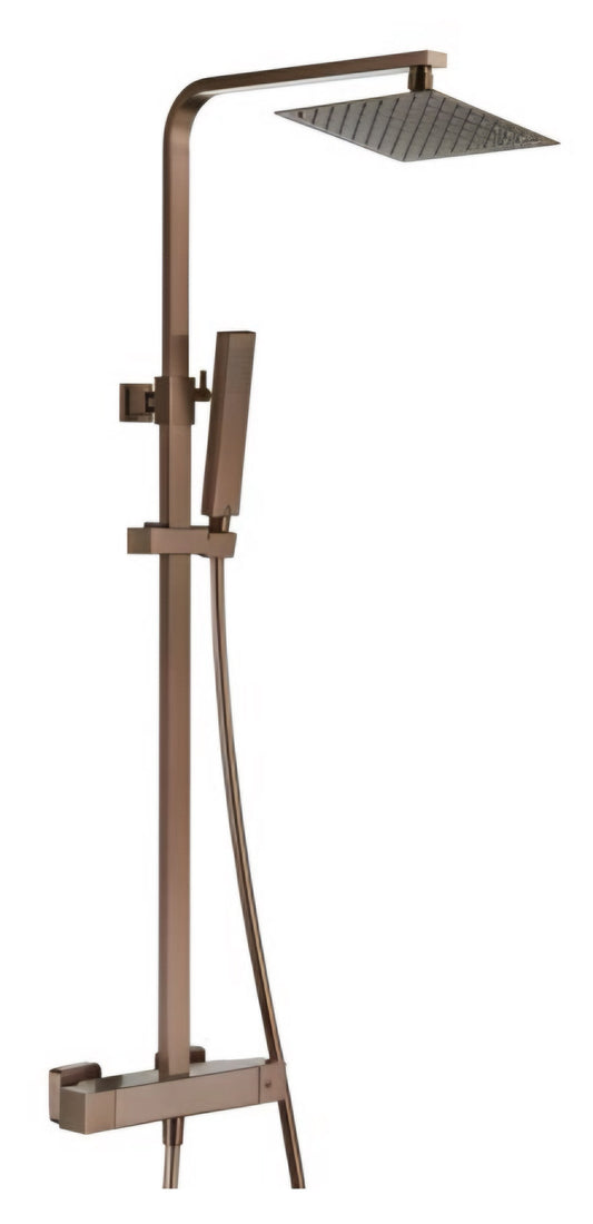 Alan T. Carr Square Thermostatic Maya Cool Touch Bar Shower Bronze SHO240