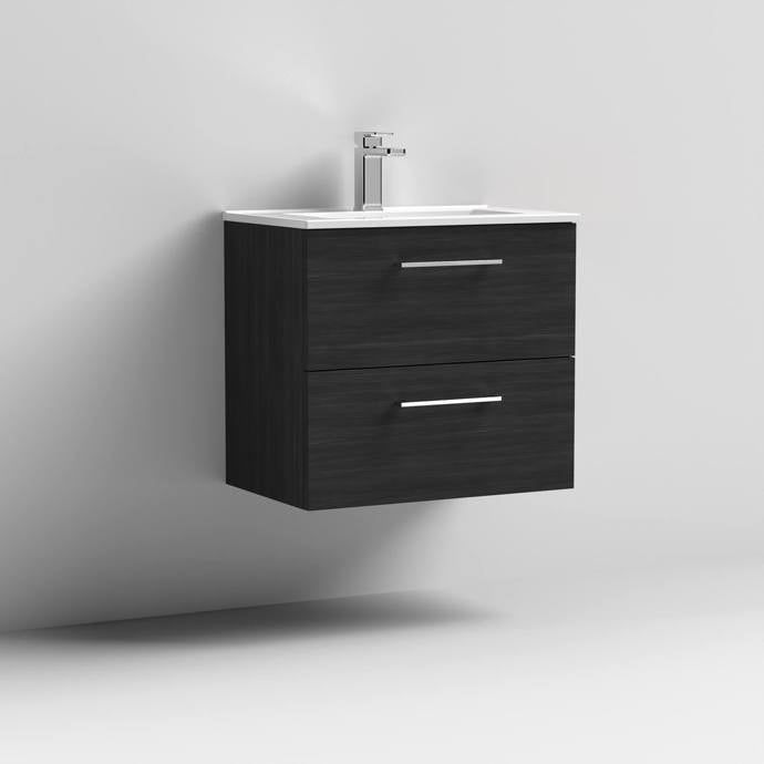 Arno 600/800mm 2 Drawer Wall Hung Basin Cabinet