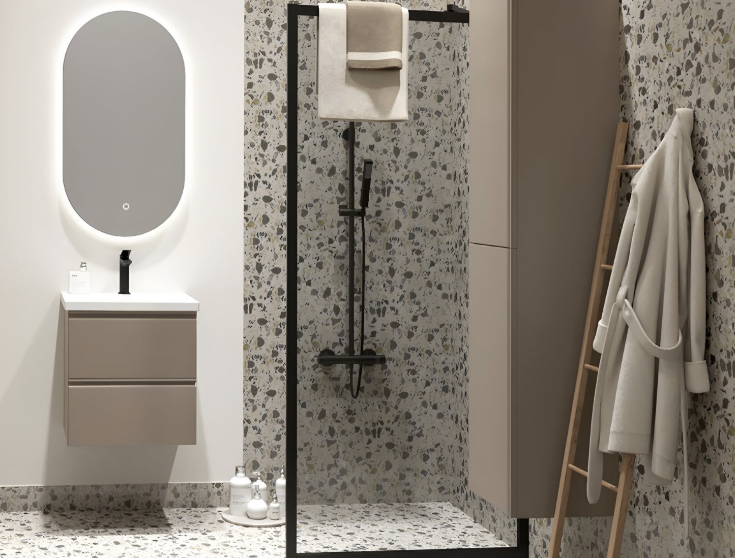 Alan T. Carr 500/600mm Kora Wall Hung 2 Drawer Unit & Basin