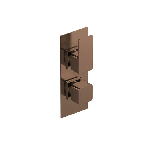 Nuie Windon Brushed Bronze Square Showers