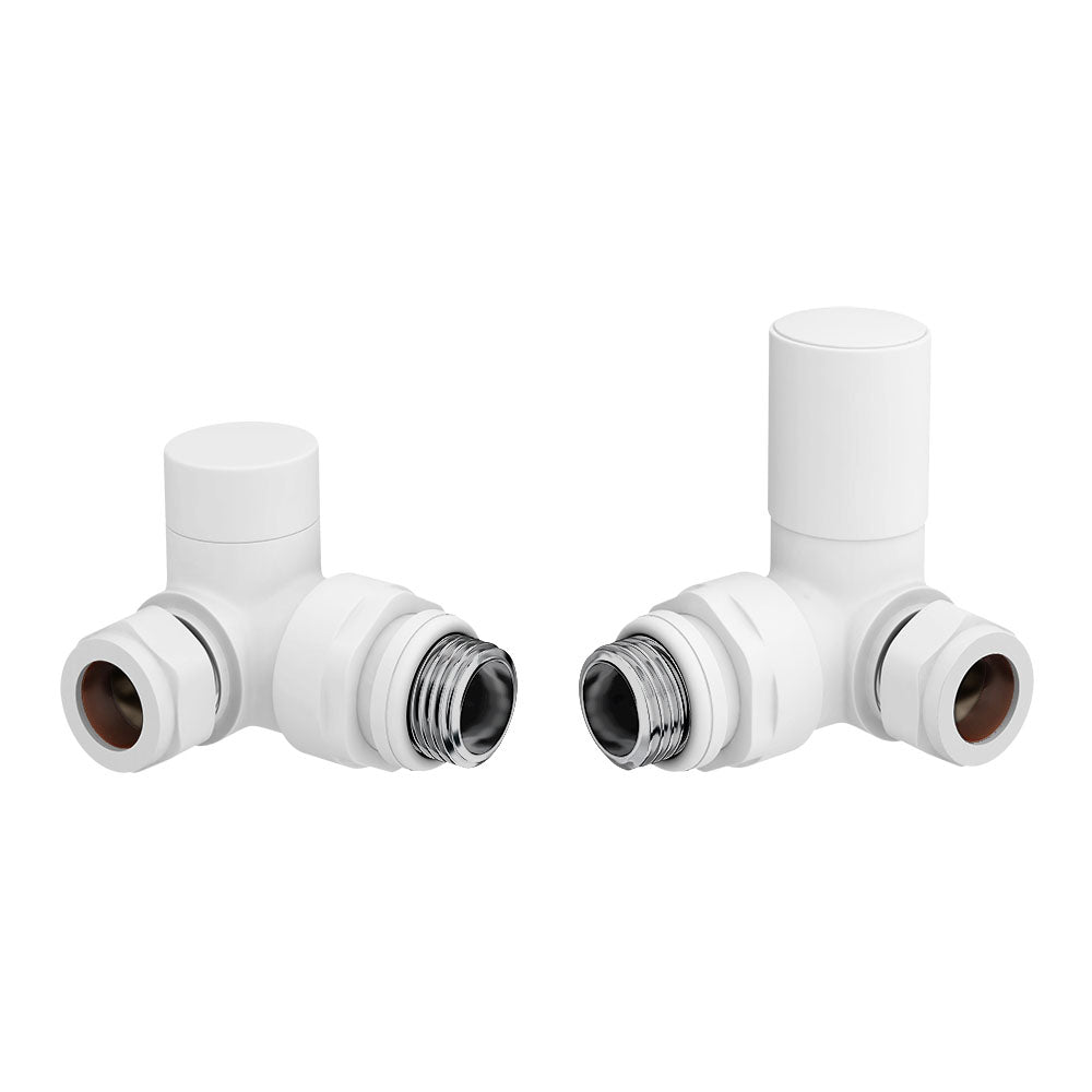 Corner  Valves White