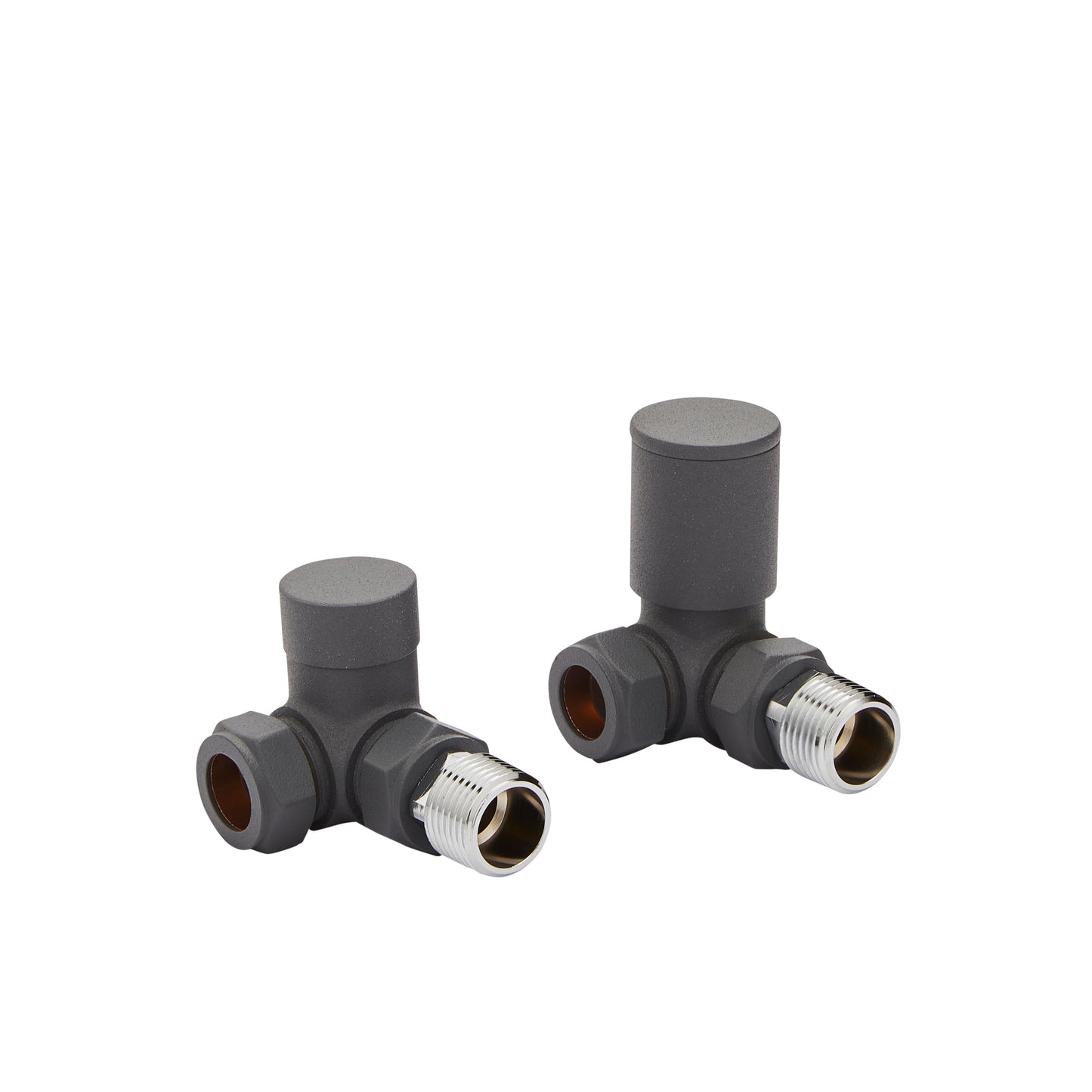 Textured Grey Corner Valves