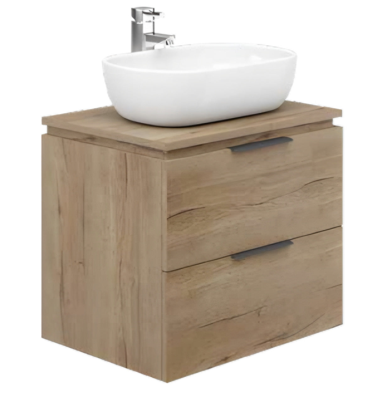 Alan T. Carr Onyx Wall Hung 2 Drawer Unit W Standard Countertop