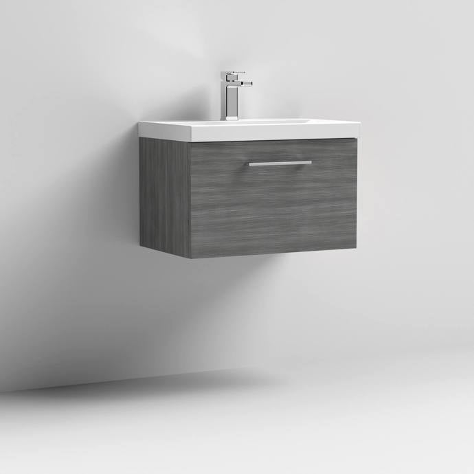 Arno 600/800mm 1 Drawer Wall Hung Basin Cabinet