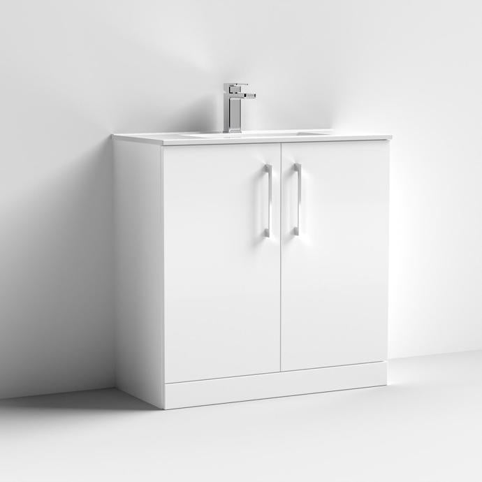 Arno 800mm 2 Door Floor Standing Basin Cabinet