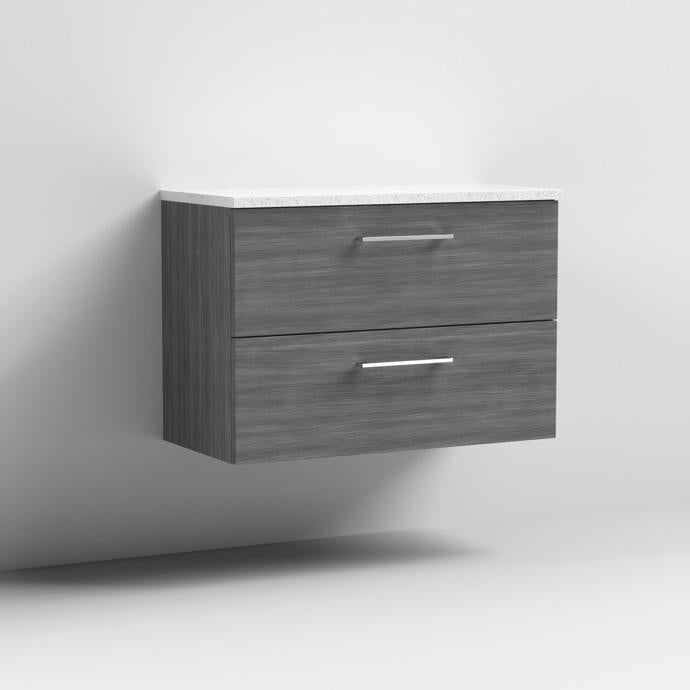 Arno 600/800mm 2 Drawer Wall Hung Worktop