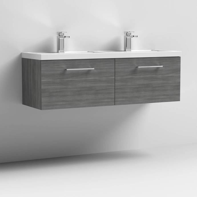 Arno 1200mm Wall Hung 1 Drawer/2 Drawer/1 Door Basin Cabinets