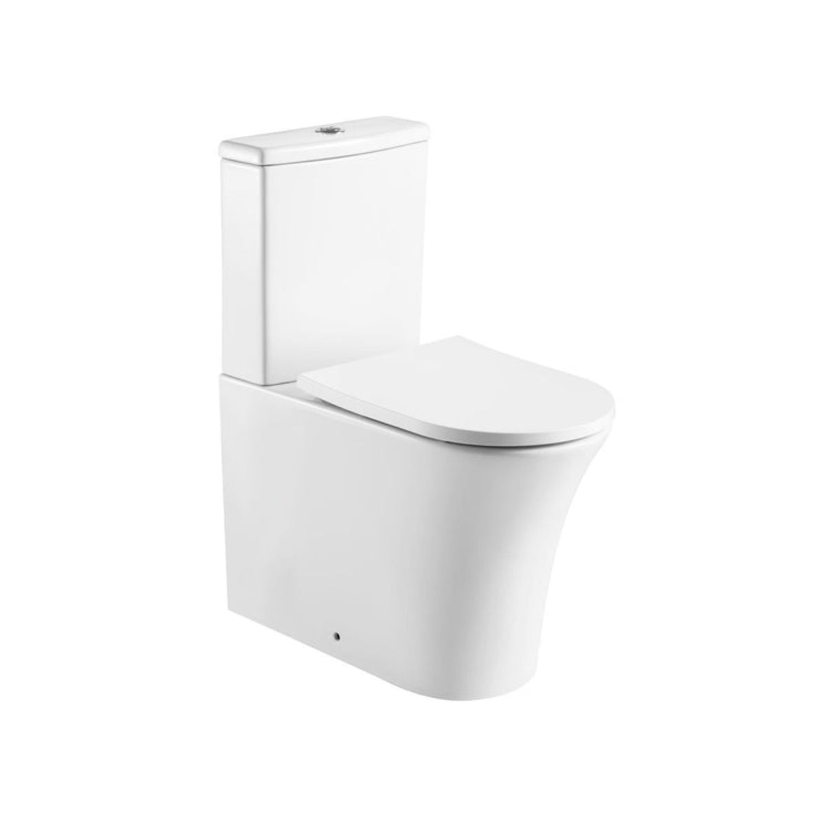 K Vit Kameo  Close to Wall Rimless WC Pan, Cistern and Soft Close Seat