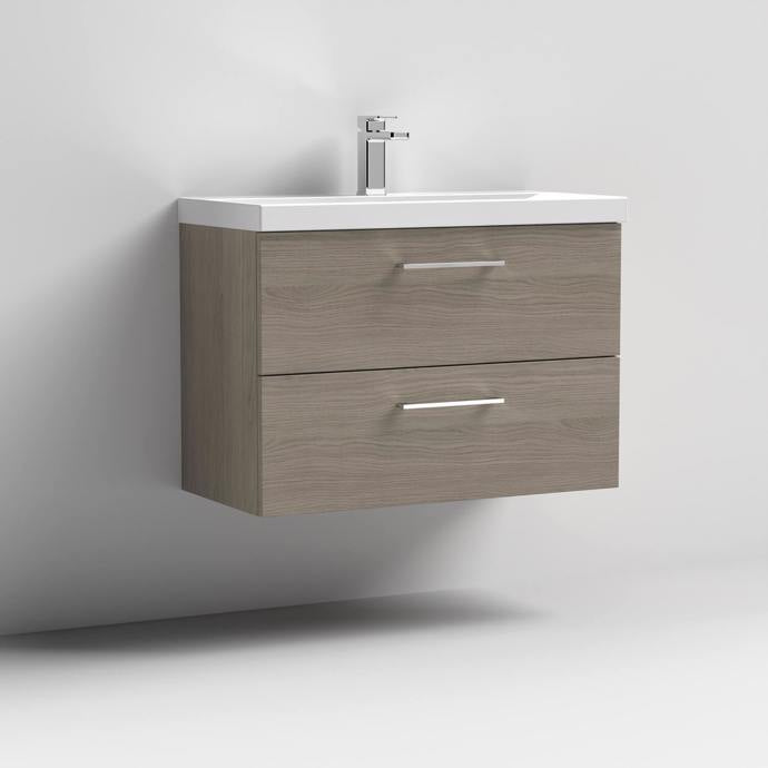 Arno 600/800mm 2 Drawer Wall Hung Basin Cabinet