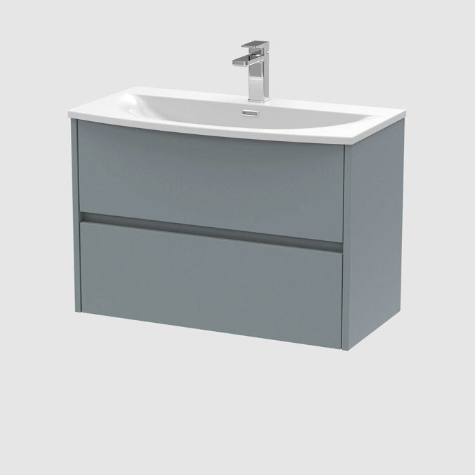 Havana 500/600/800mm 2 Drawer Wall Hung Basin Cabinet