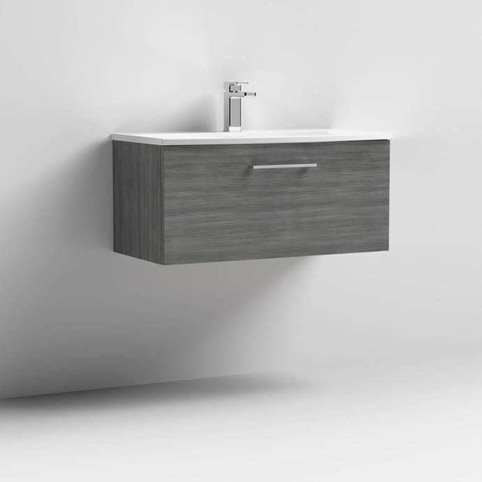 Arno 600/800mm 1 Drawer Wall Hung Basin Cabinet