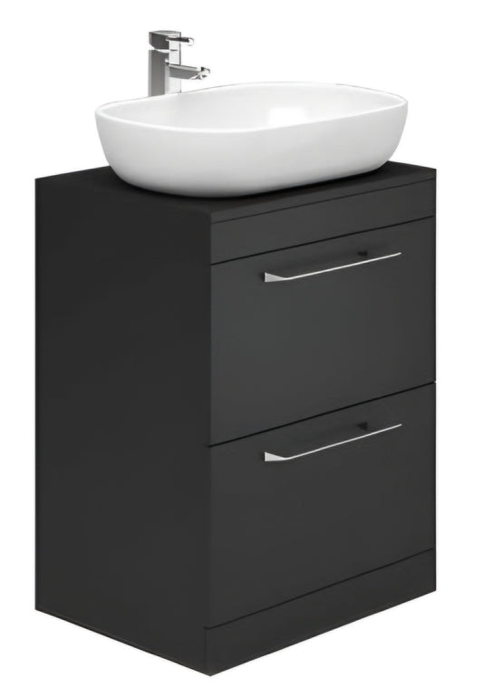 Alan T. Carr Diaz Floor Standing 2 Drawer Unit W Standard Countertop