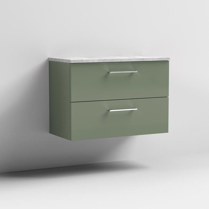 Arno 600/800mm 2 Drawer Wall Hung Worktop