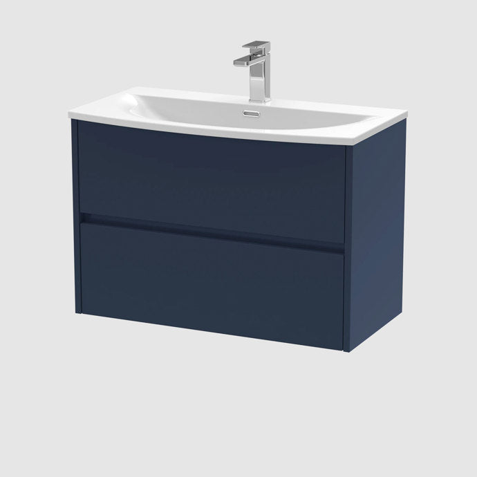 Havana 500/600/800mm 2 Drawer Wall Hung Basin Cabinet