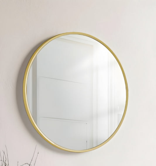 Alan T. Carr Rio 600mm Non Electric Mirror Brushed Brass MIR011