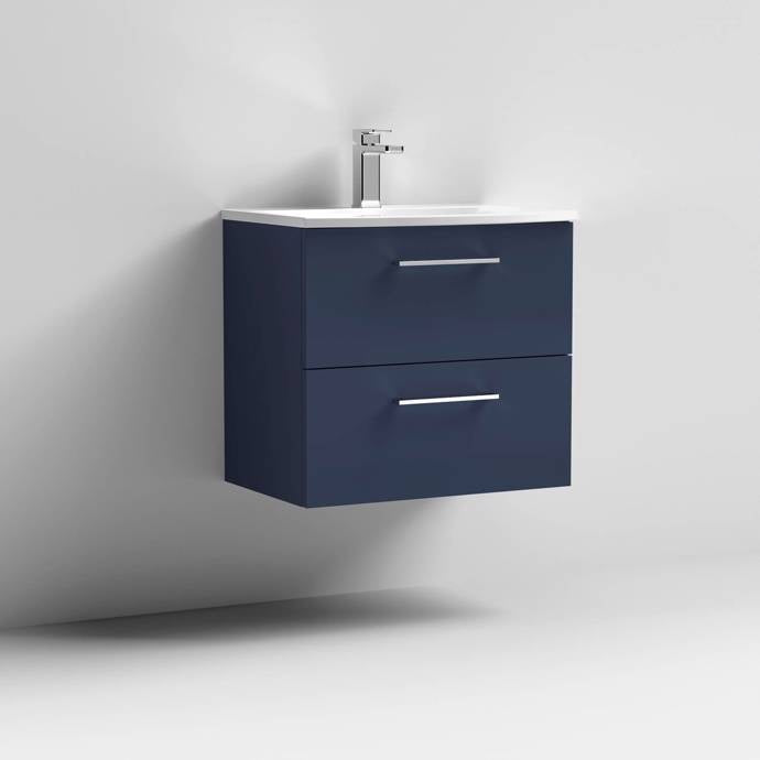 Arno 600/800mm 2 Drawer Wall Hung Basin Cabinet