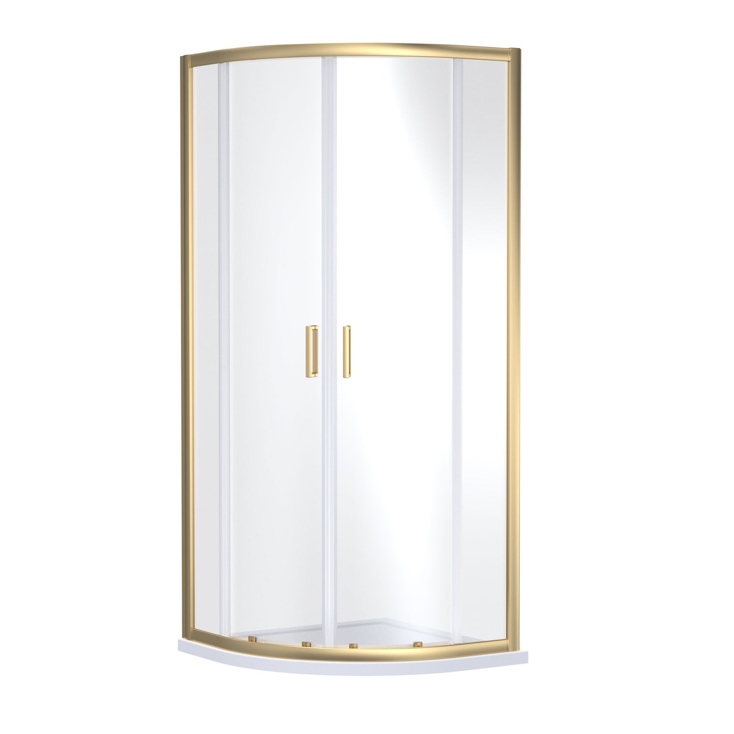 Nuie Choices Ensky 6mm Quadrant Enclosures Brushed Brass