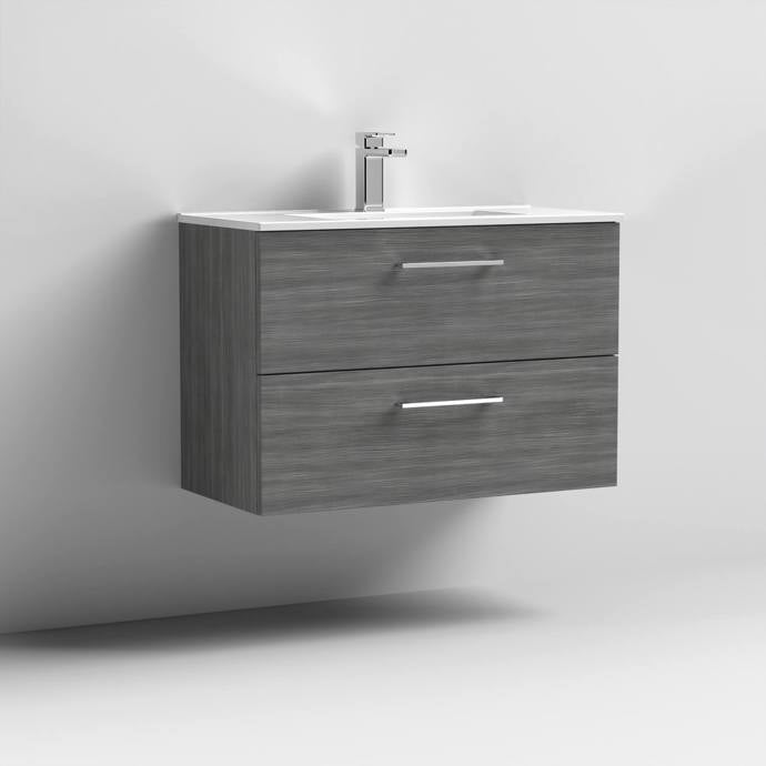 Arno 600/800mm 2 Drawer Wall Hung Basin Cabinet