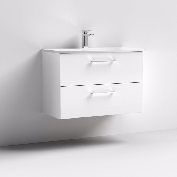 Arno 600/800mm 2 Drawer Wall Hung Basin Cabinet