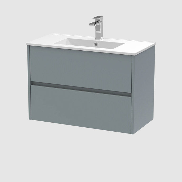 Havana 500/600/800mm 2 Drawer Wall Hung Basin Cabinet