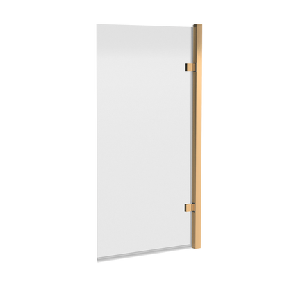 Nuie Brushed Brass Bath screens