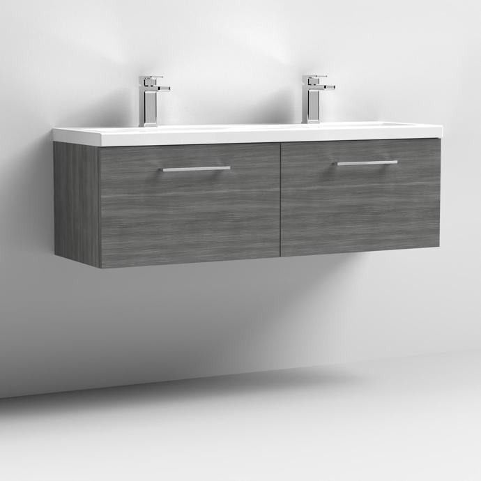 Arno 1200mm Wall Hung 1 Drawer/2 Drawer/1 Door Basin Cabinets