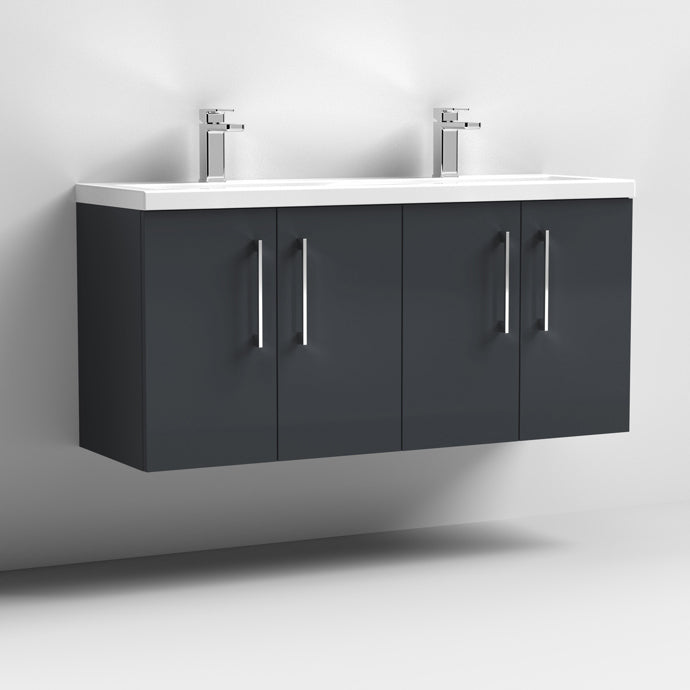 Arno 1200mm Wall Hung 1 Drawer/2 Drawer/1 Door Basin Cabinets