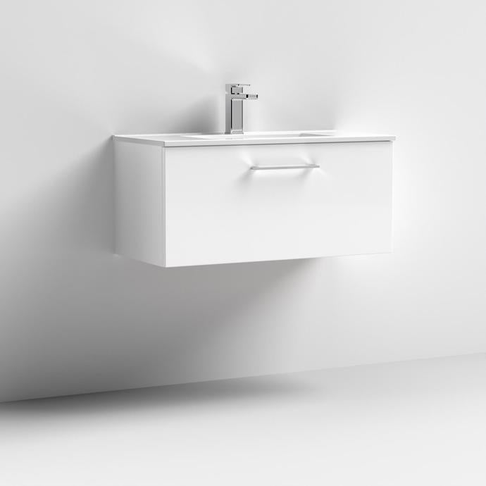 Arno 600/800mm 1 Drawer Wall Hung Basin Cabinet