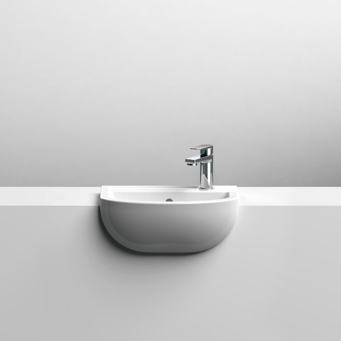 SRB002 semi recessed basin